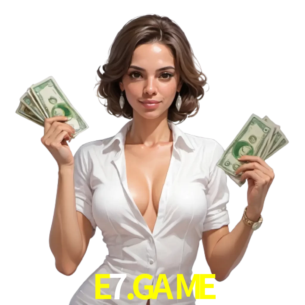 woman with money playing in e7.game bet casino