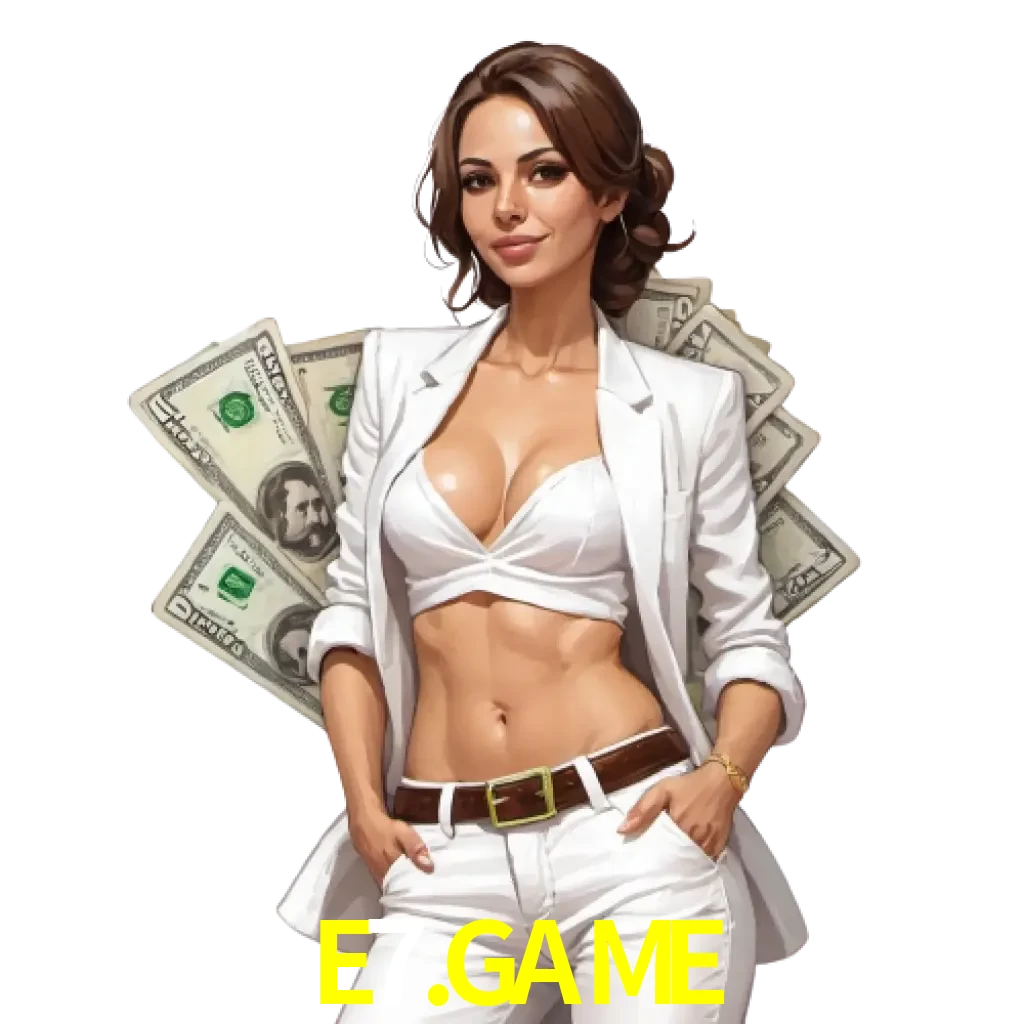 woman with money playing in e7.game bet casino